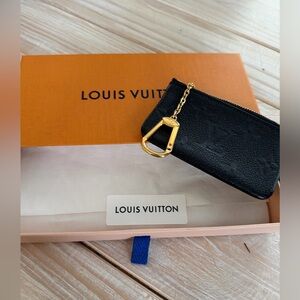 Louis Vuitton Black Monogram Key Pouch